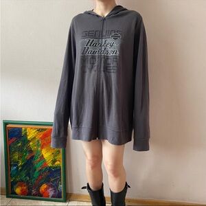 Harley Davidson zip hoodie deadstock biker